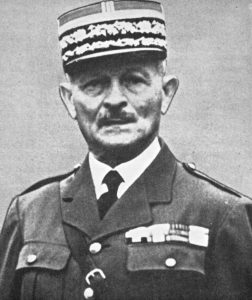 General Maxime Weygand, the Commander of the French Army 1940.