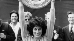 Virginia Wade, winner at Wimbledon